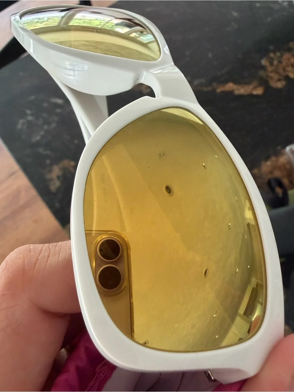 Oakley Jupiter Sunglasses - White / 24K Iridium